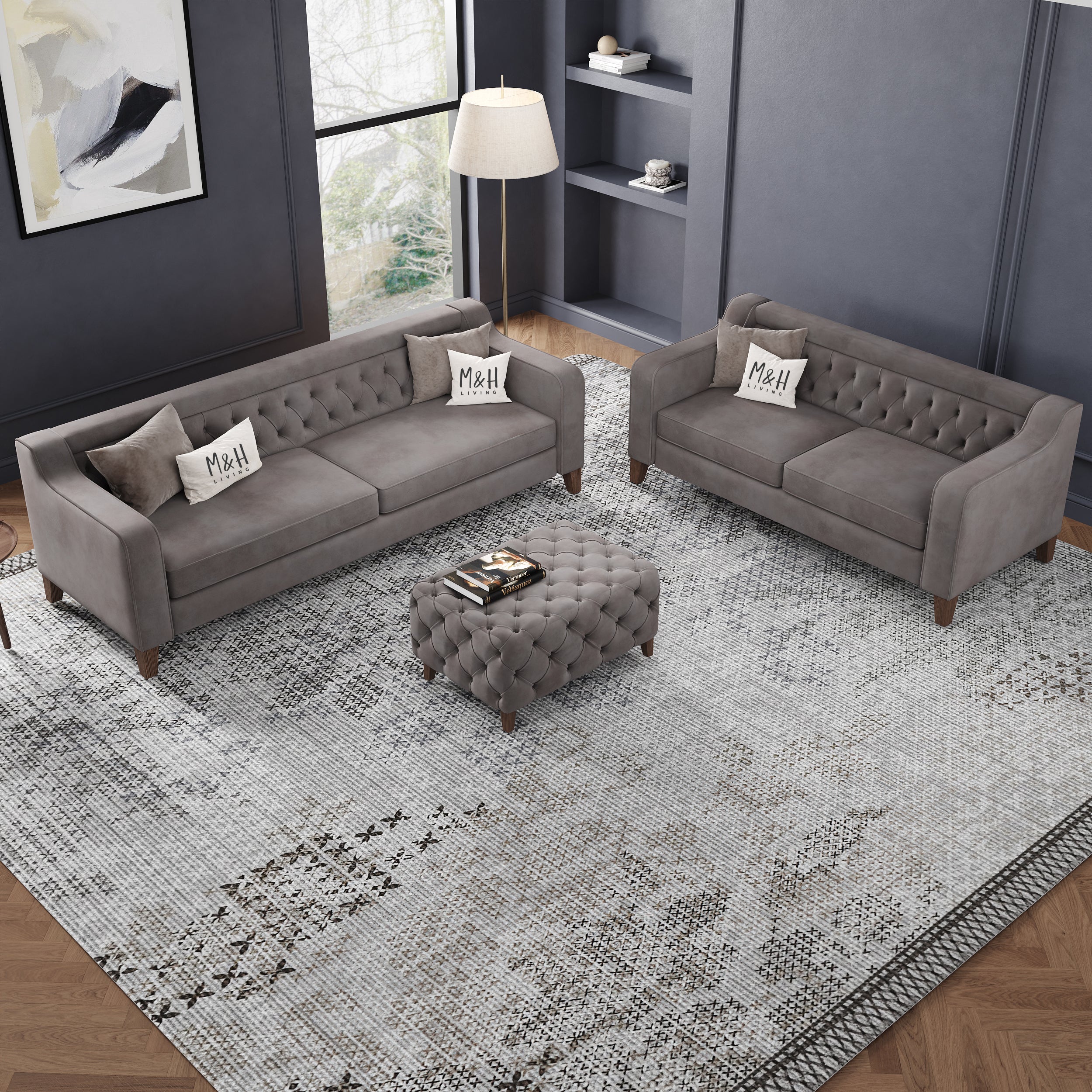 MH Theo 3 + 2 Seaters Sofa Set