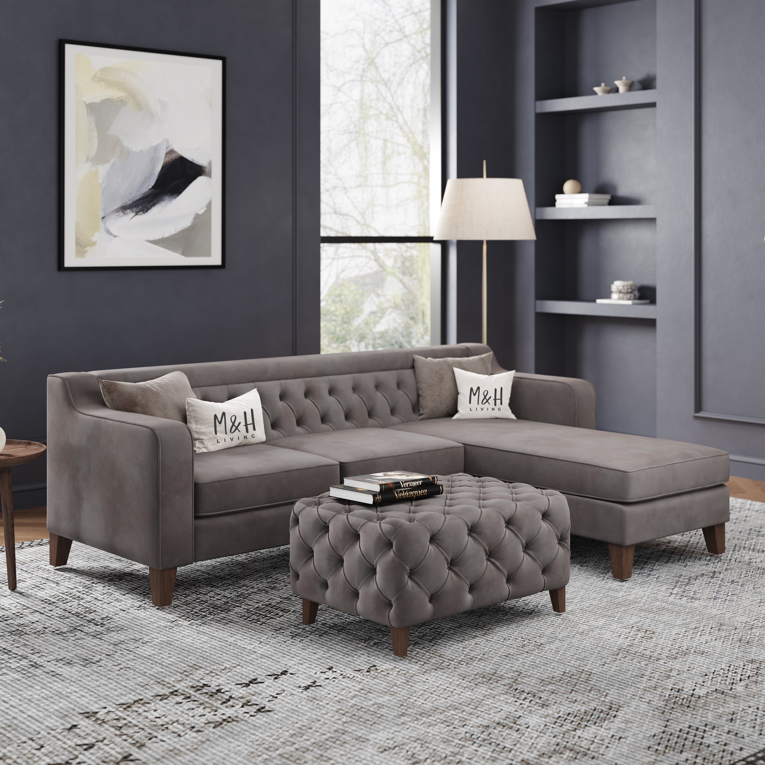 MH Theo L Shape Sofa