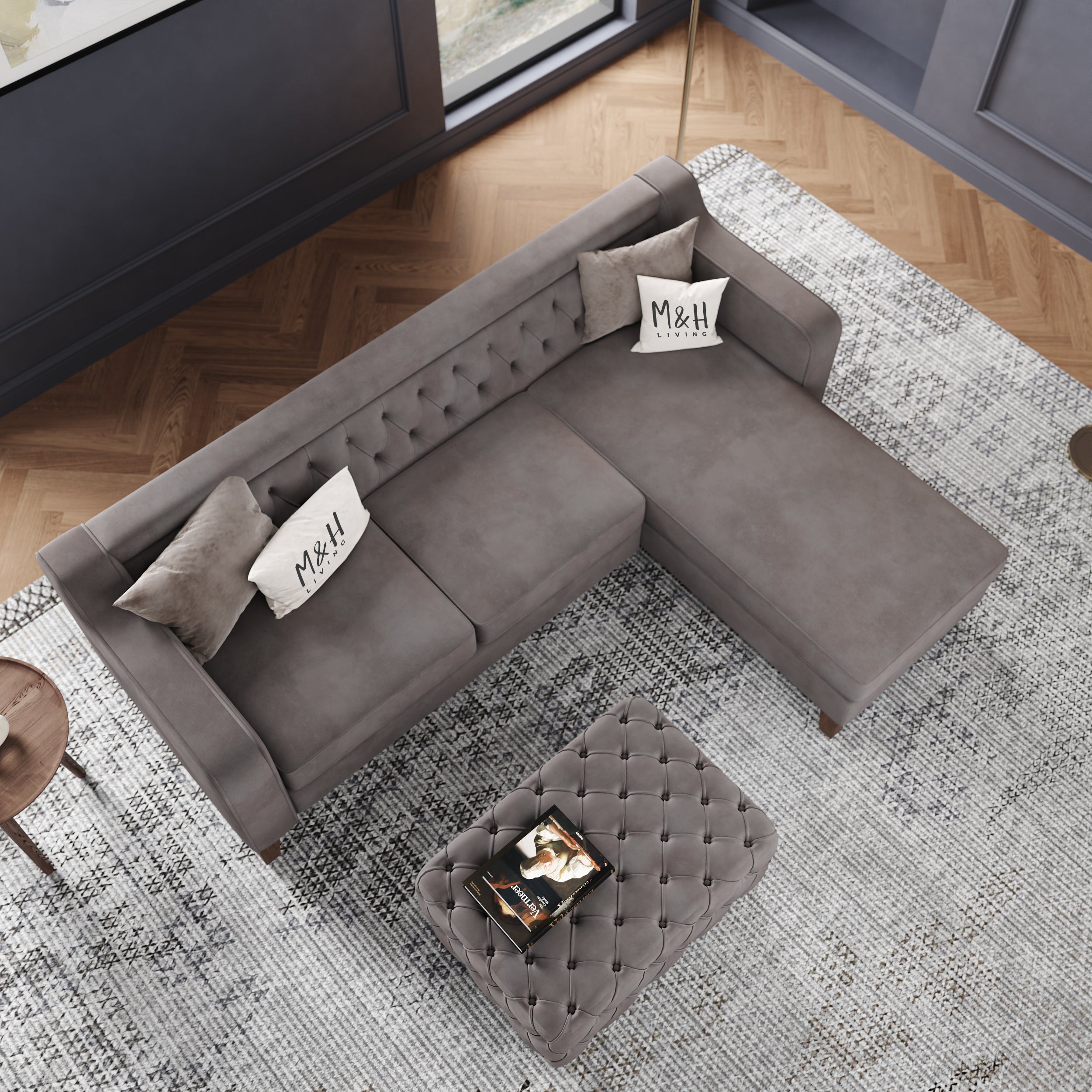 MH Theo L Shape Sofa