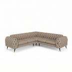 Oakley Corner Sofa shown in cream, angled view on a plain background