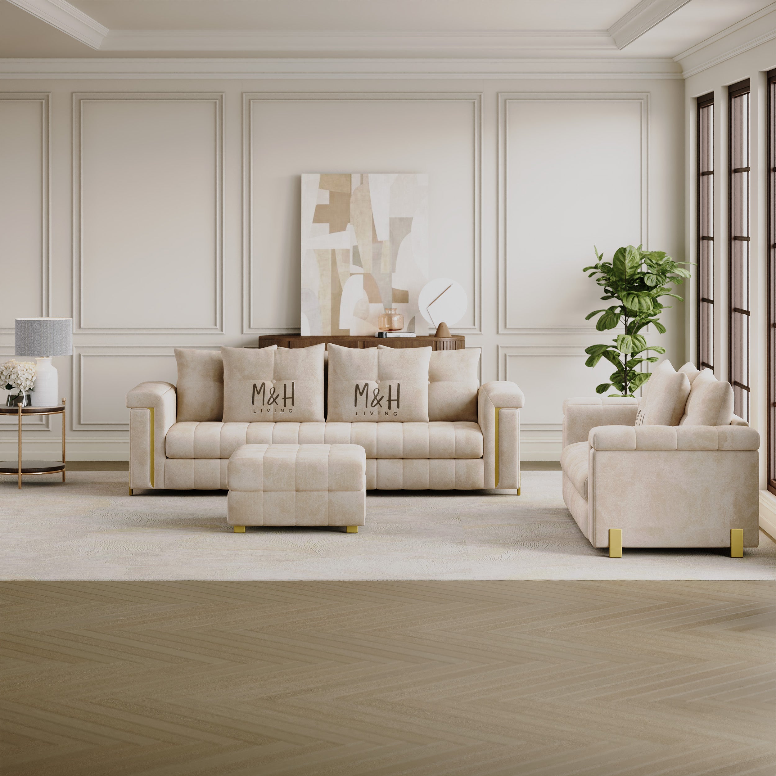 Oliver 3 + 2 Seaters Sofa Set