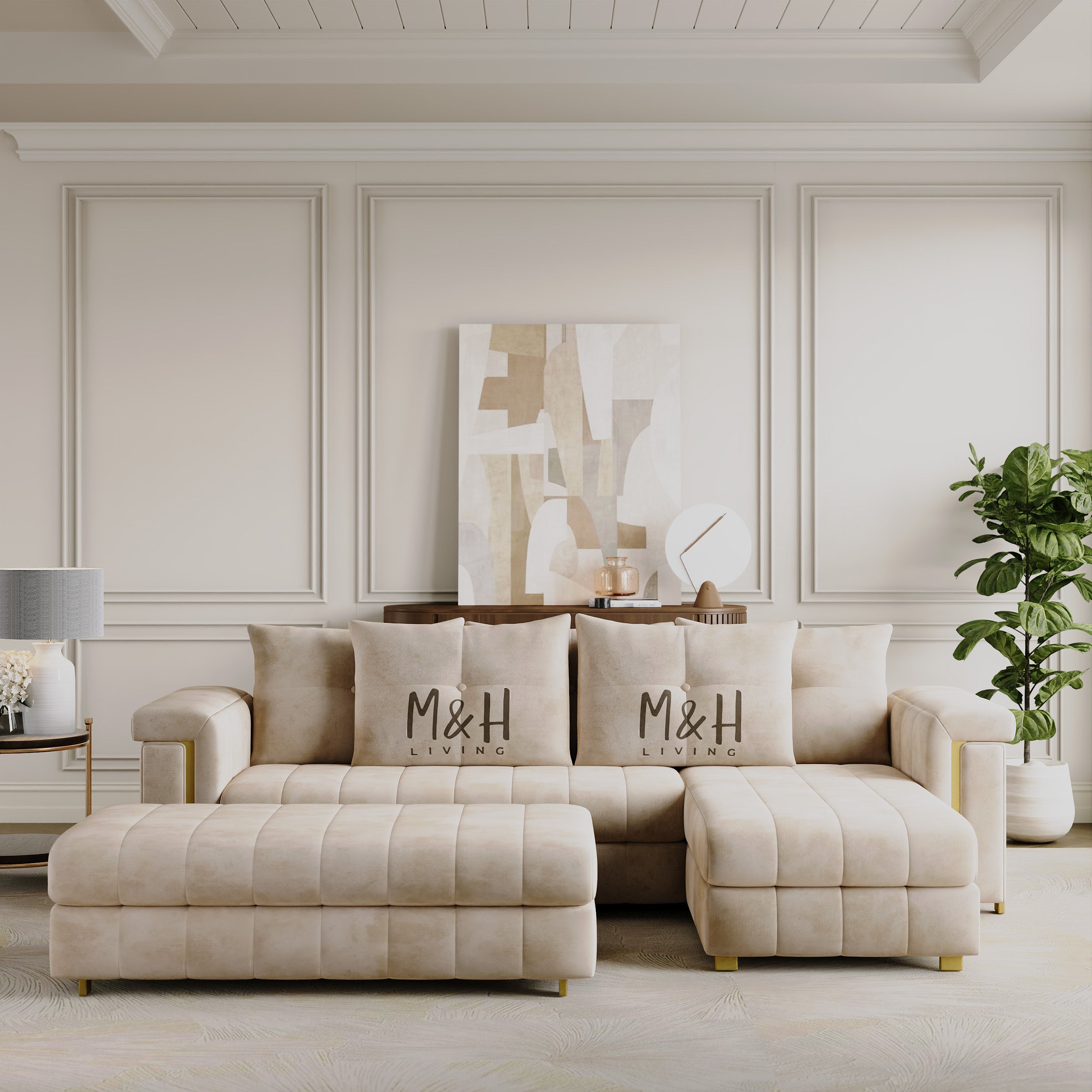 Oliver L Shape Sofa
