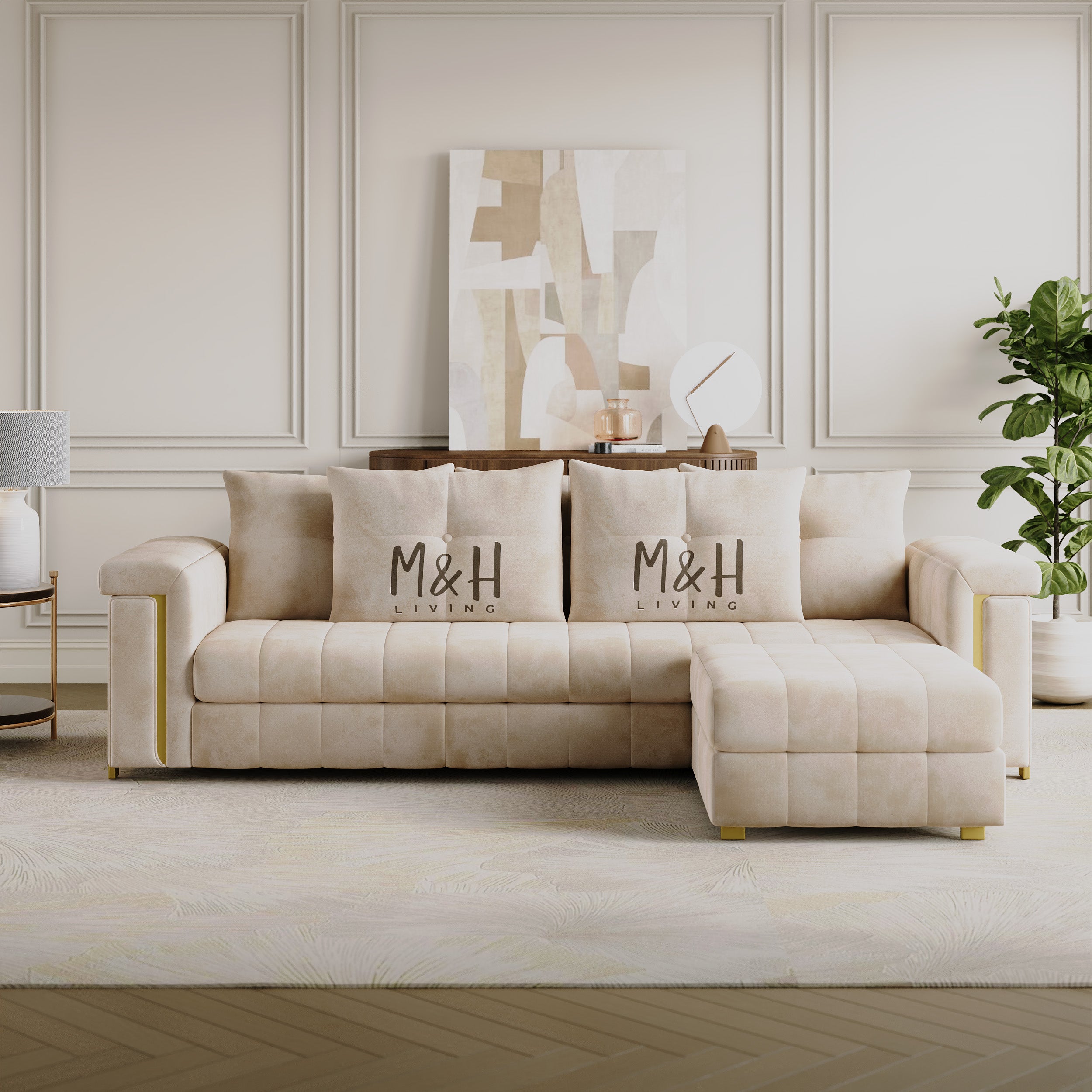 Oliver L Shape Sofa