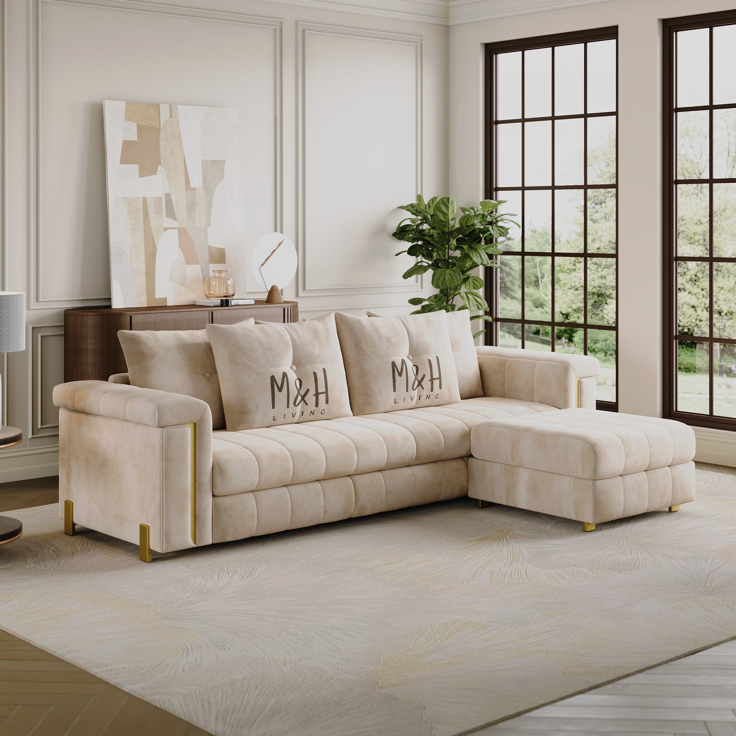 Oliver L Shape Sofa