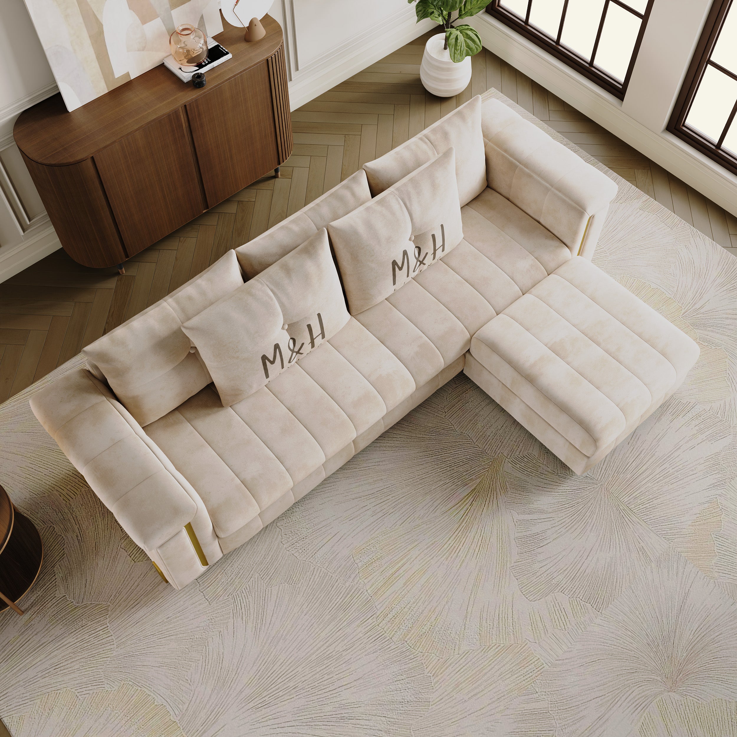 Oliver L Shape Sofa