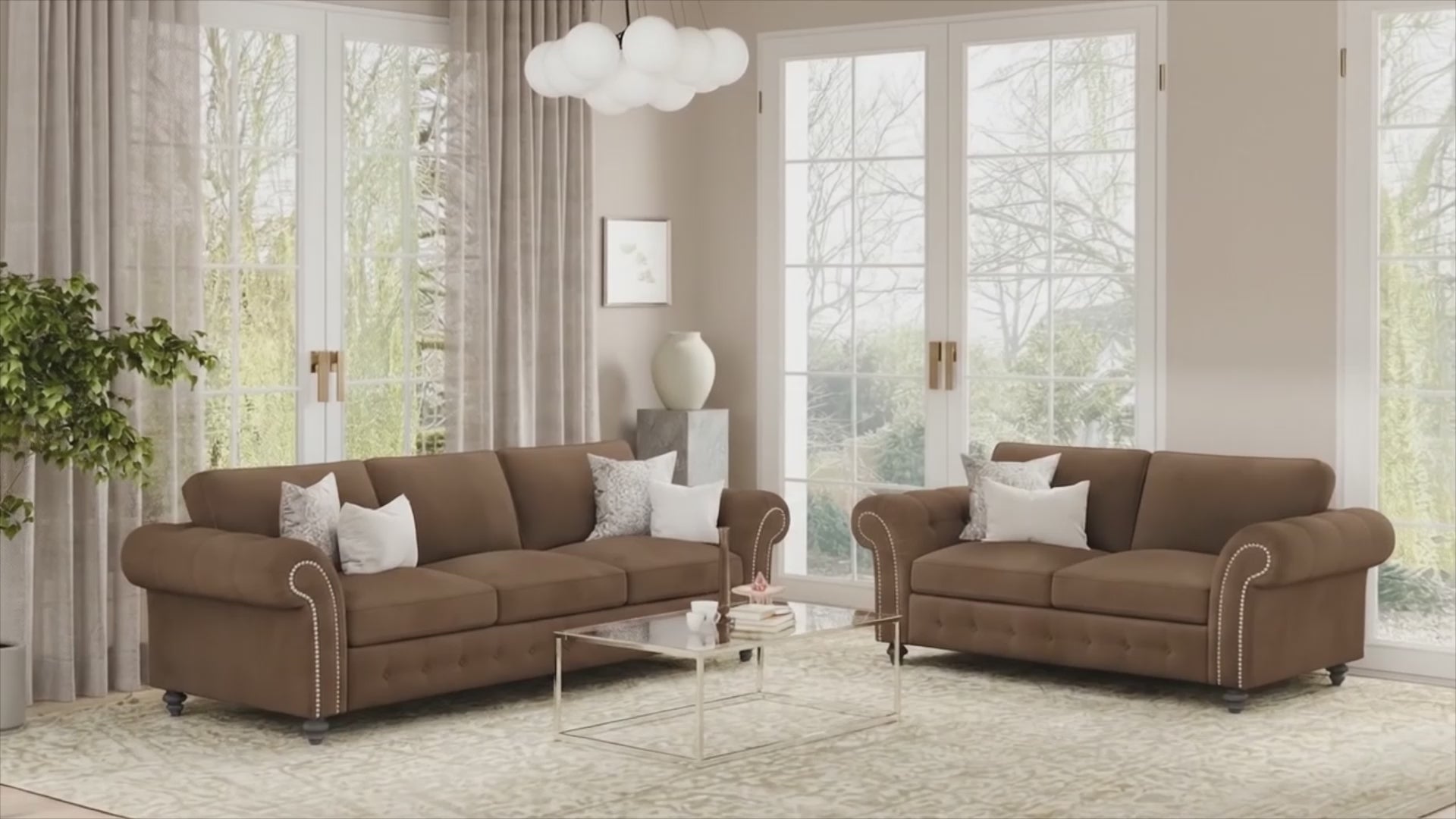 MH Windsor 3 + 2 Seaters Sofa Set