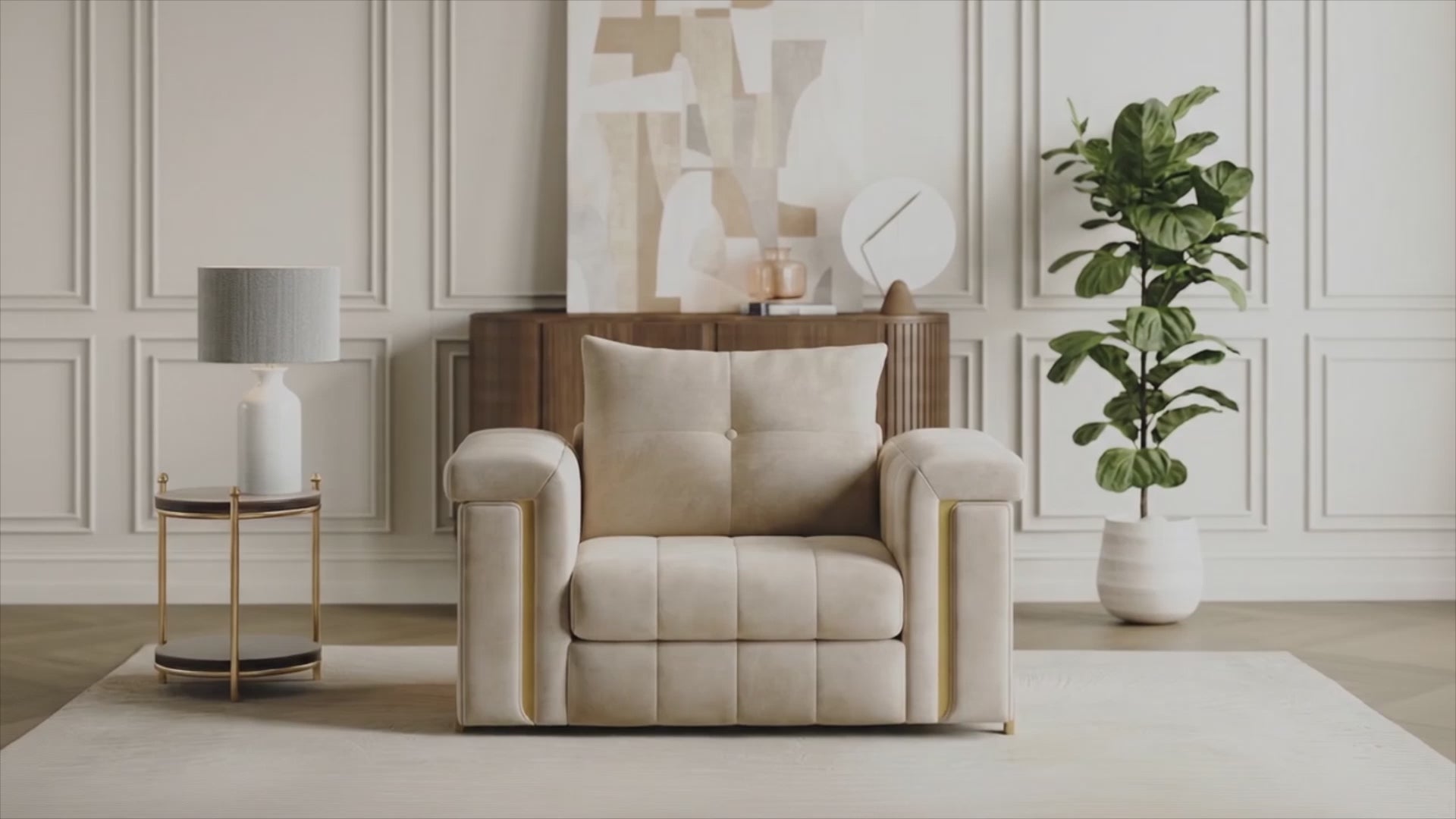 Oliver 1 Seater Sofa