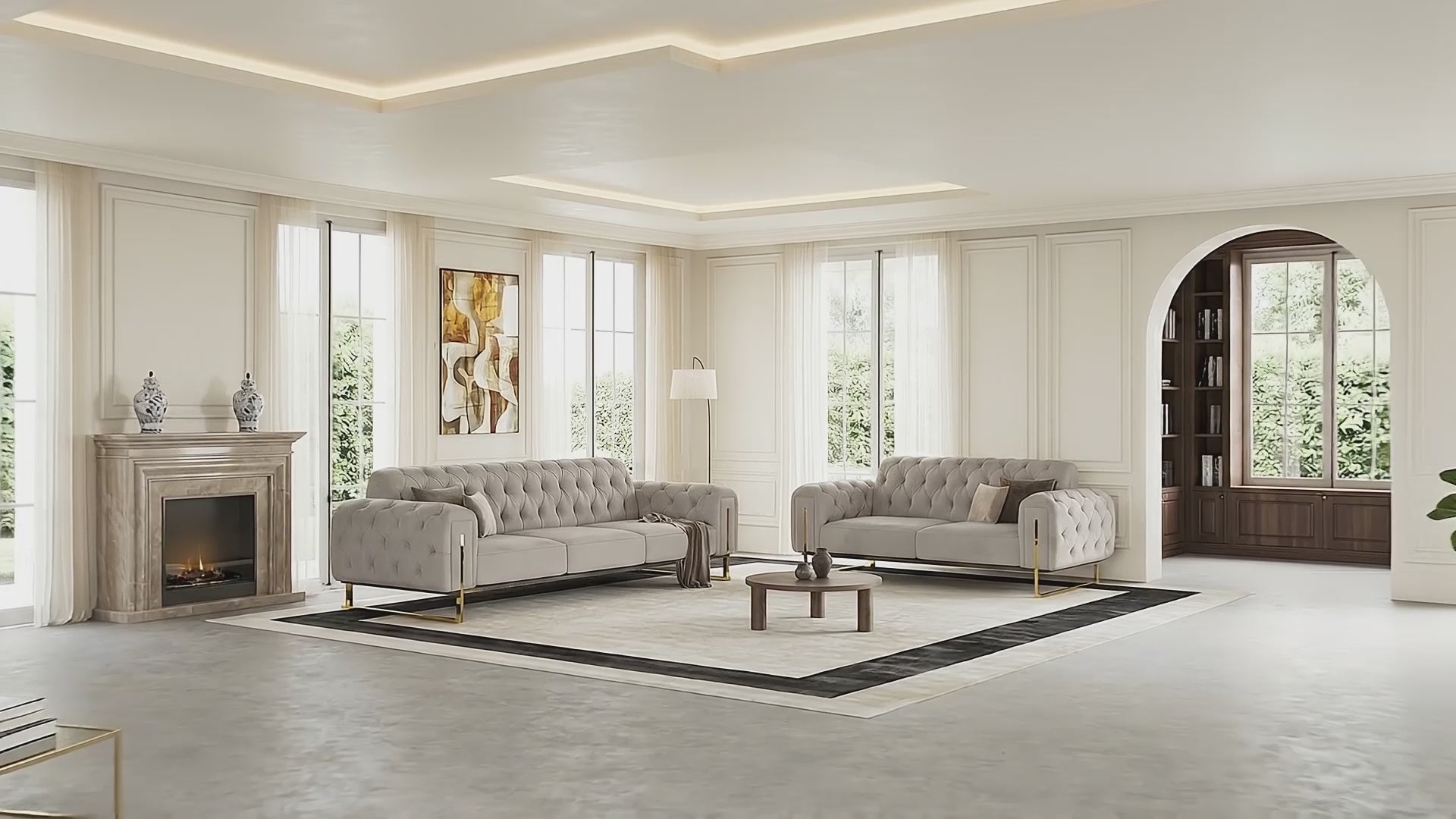 Scarlet 3 + 2 Seaters Sofa Set