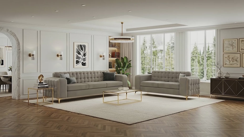 Charlotte 3 + 2 Seaters Sofa Set