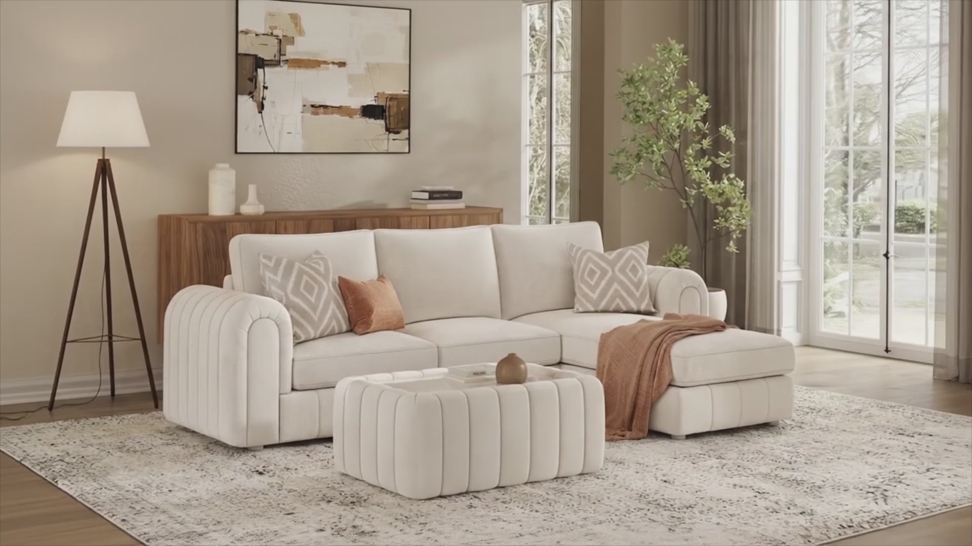 MH Lily L Shape Sofa
