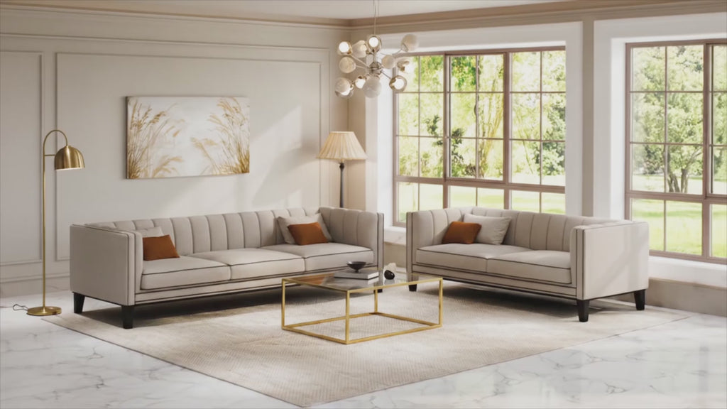 MH Luxury 3 + 2 Seaters Sofa Set