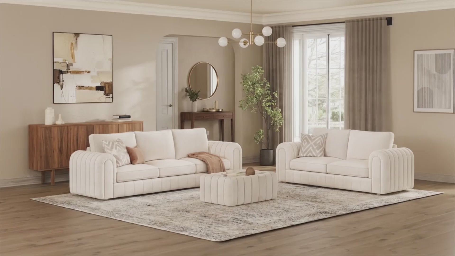 MH Lily 3 + 2 Seaters Sofa Set