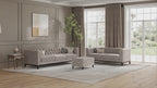 MH Luxury Chesterfield 3 + 2 Seaters Sofa Set