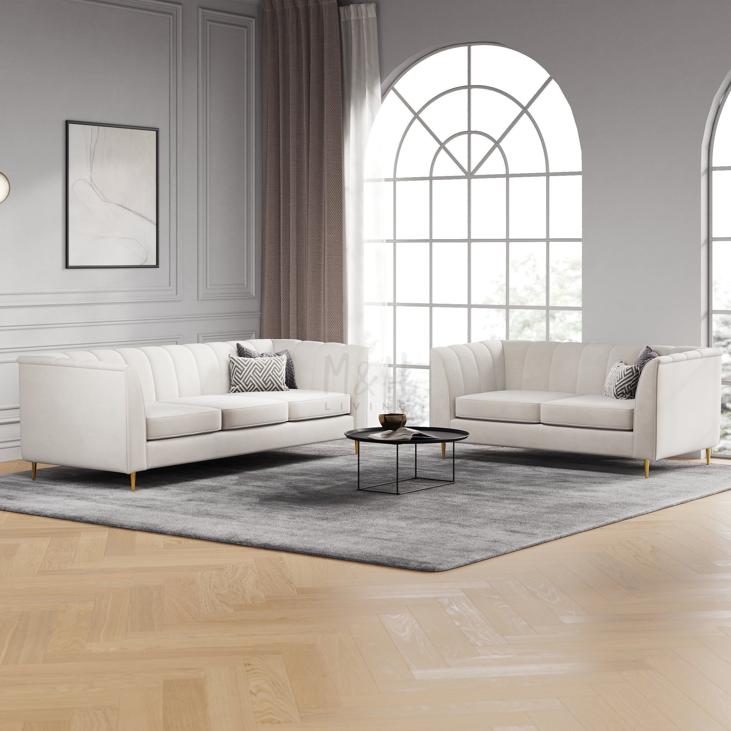 Romeo 3 + 2 Seaters Sofa Set