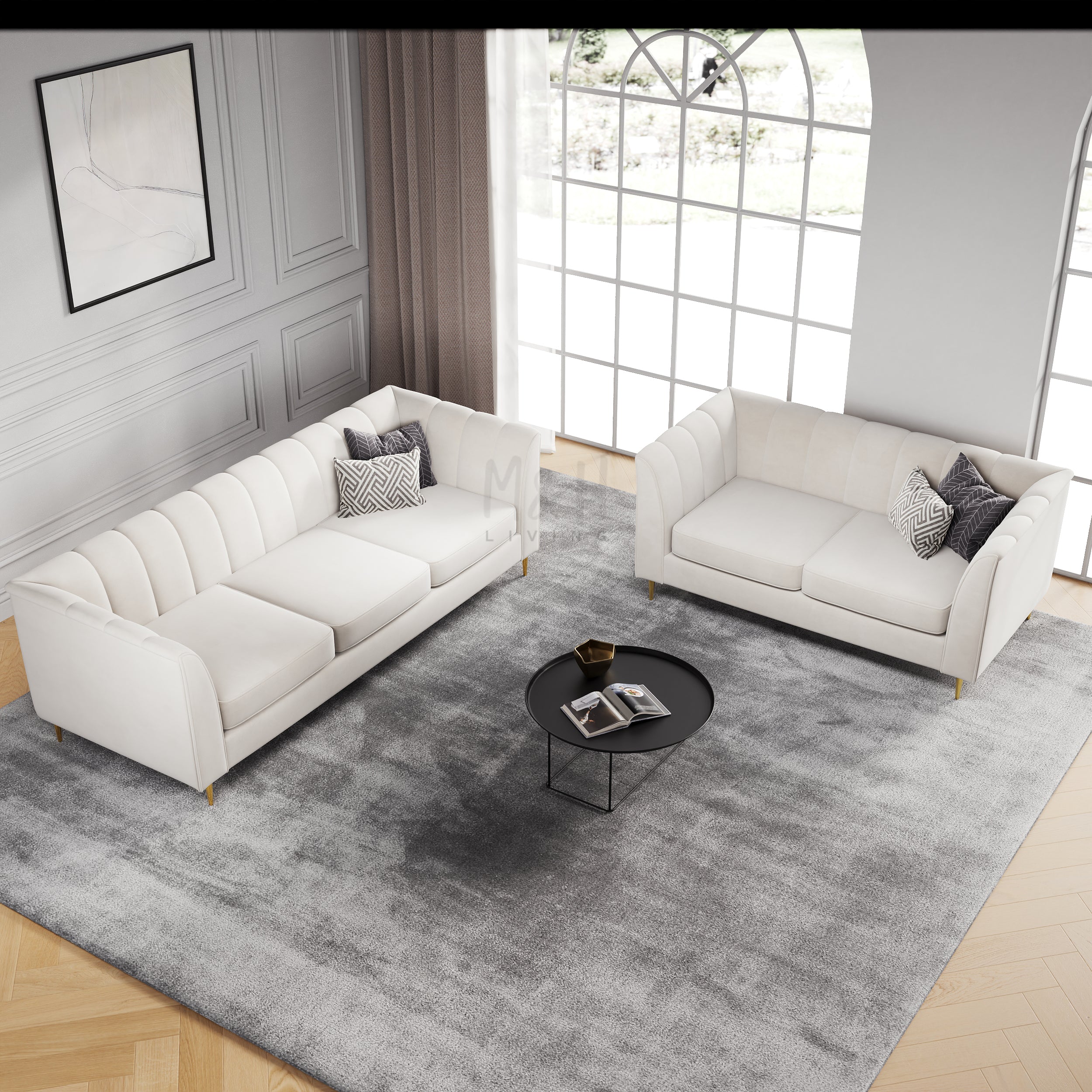 Romeo 3 + 2 Seaters Sofa Set