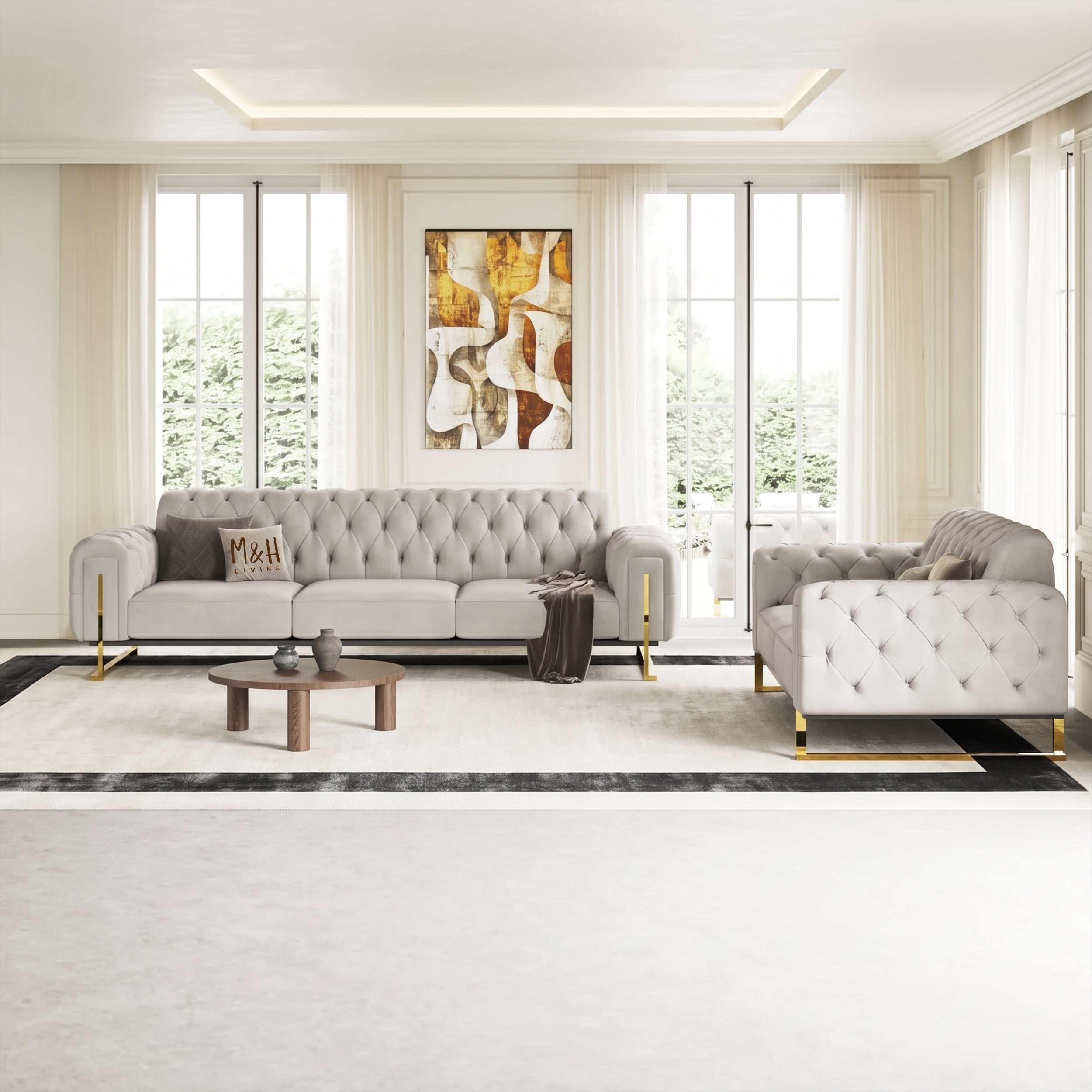 Scarlet 3 + 2 Seaters Sofa Set