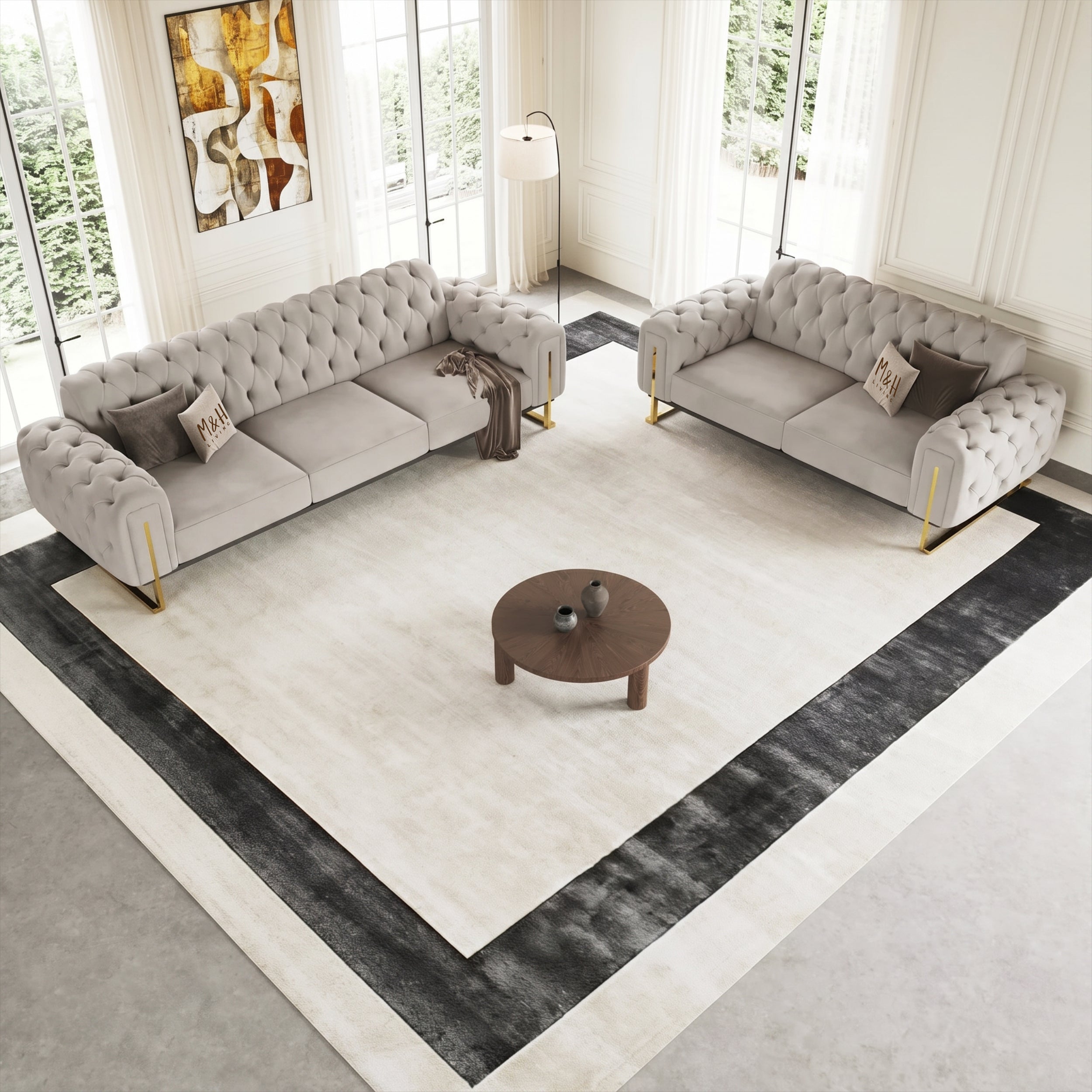 Scarlet 3 + 2 Seaters Sofa Set