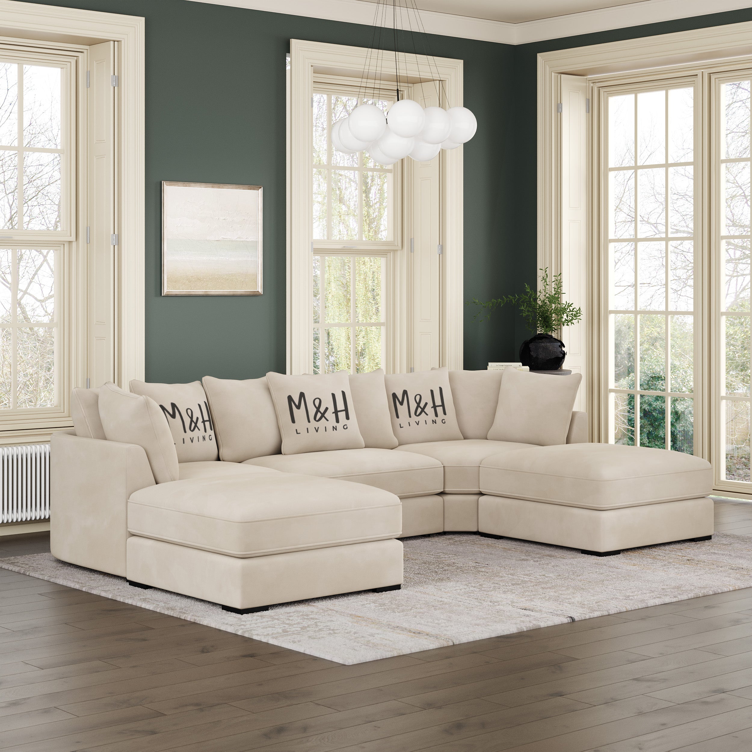 M&H U Shape Sofa