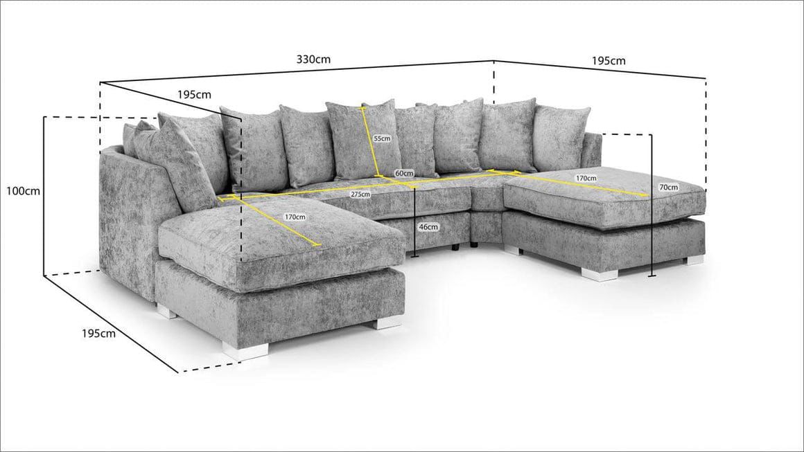 M&H U Shape Sofa