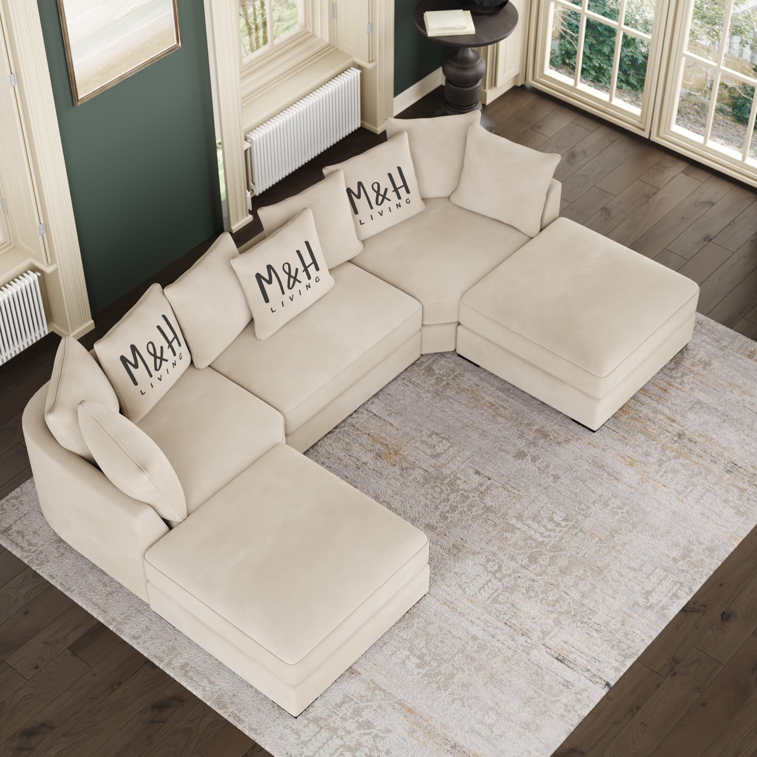 M&H U Shape Sofa