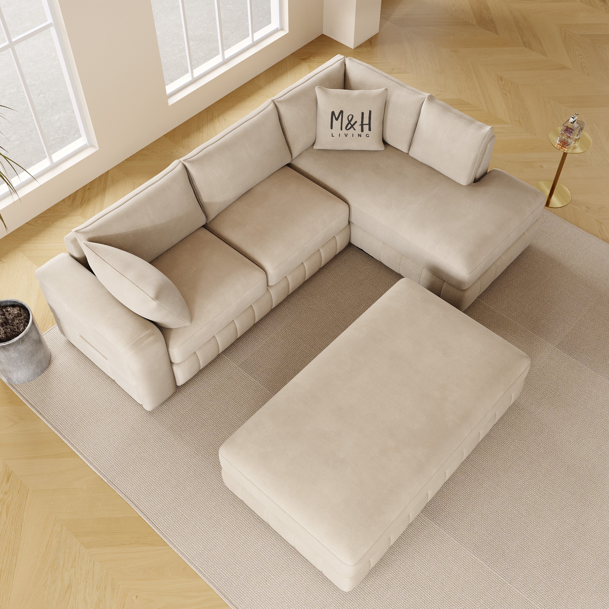 Winston L Shape Sofa
